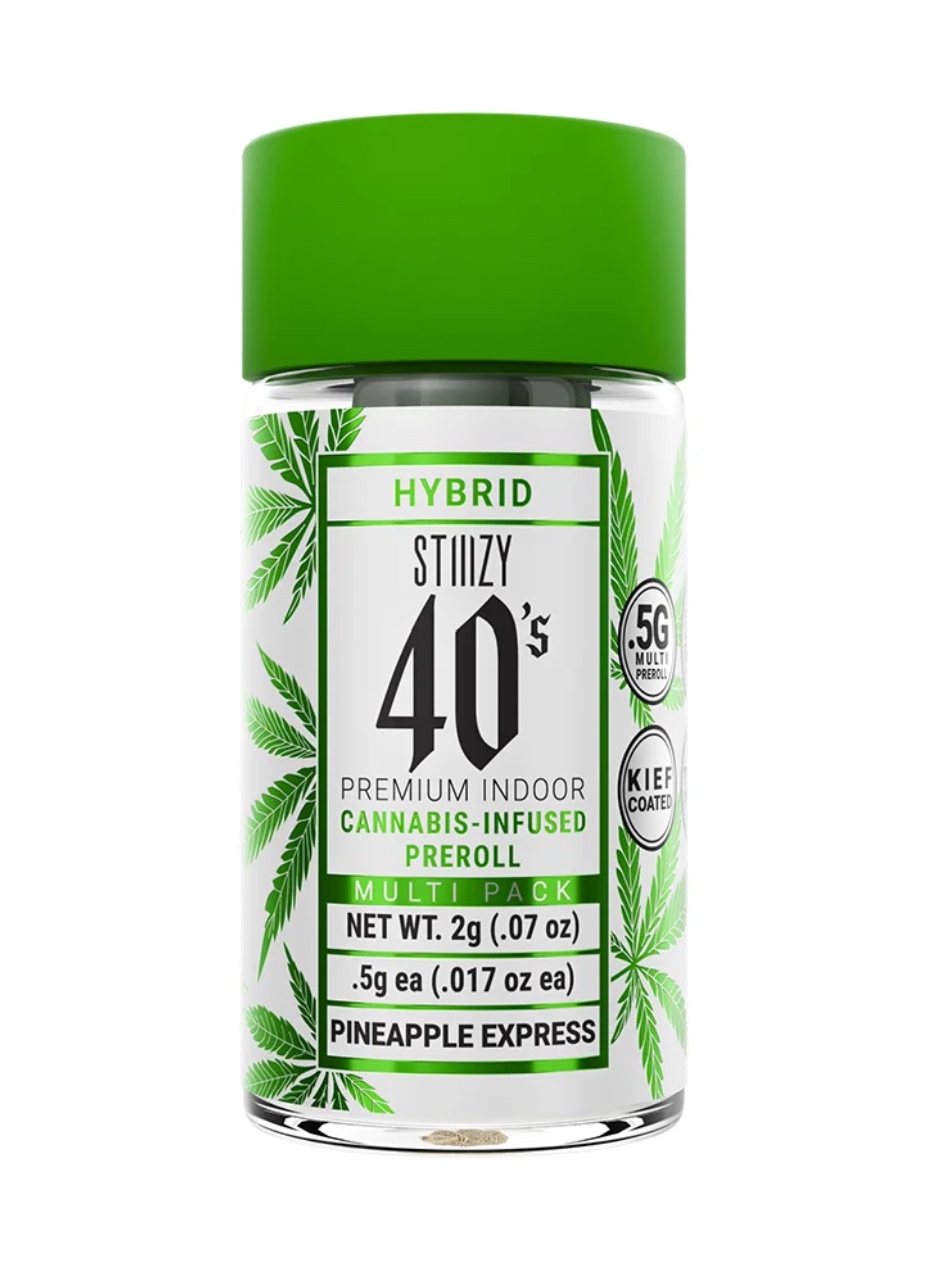 STIIIZY 40’s INFUSED PINEAPPLE EXPRESS HYBRID