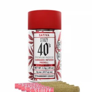 STIIIZY 40's INFUSED STRAWBERRY COUGH SATIVA