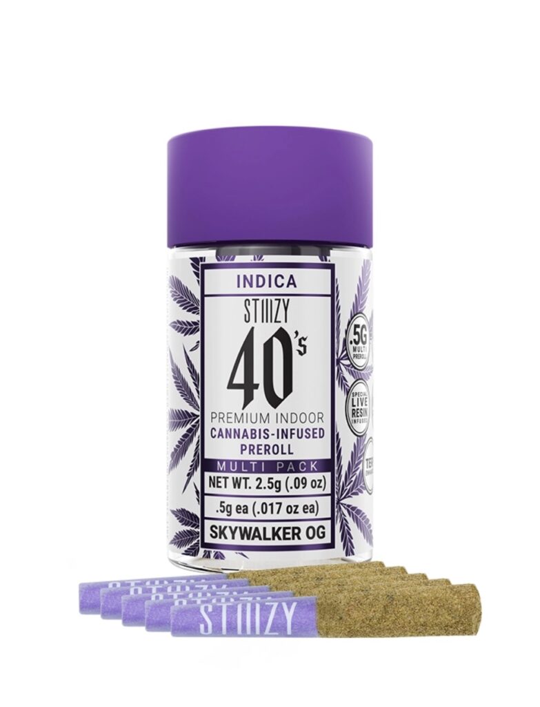 STIIIZY 40's INFUSED Skywalker OG INDICA
