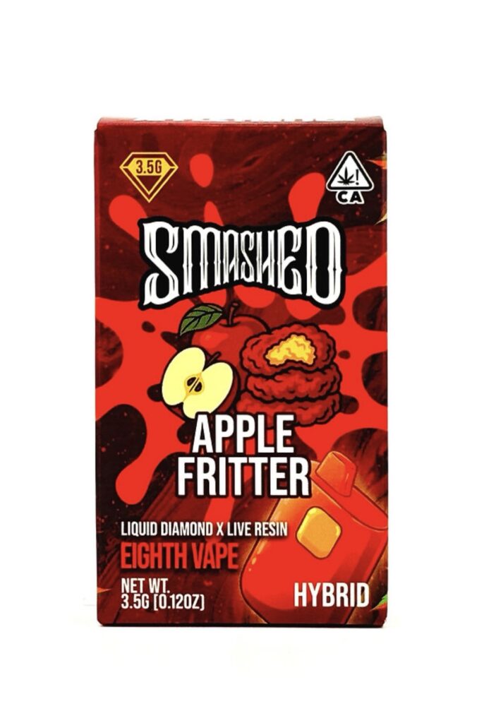 APPLE FRITTER-3.5 GRAM LIQUID DIAMONDS X LIVE RESIN SMASHED HYBRID DISPOSABLE